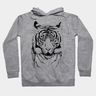 Tiger ink drawing Hoodie